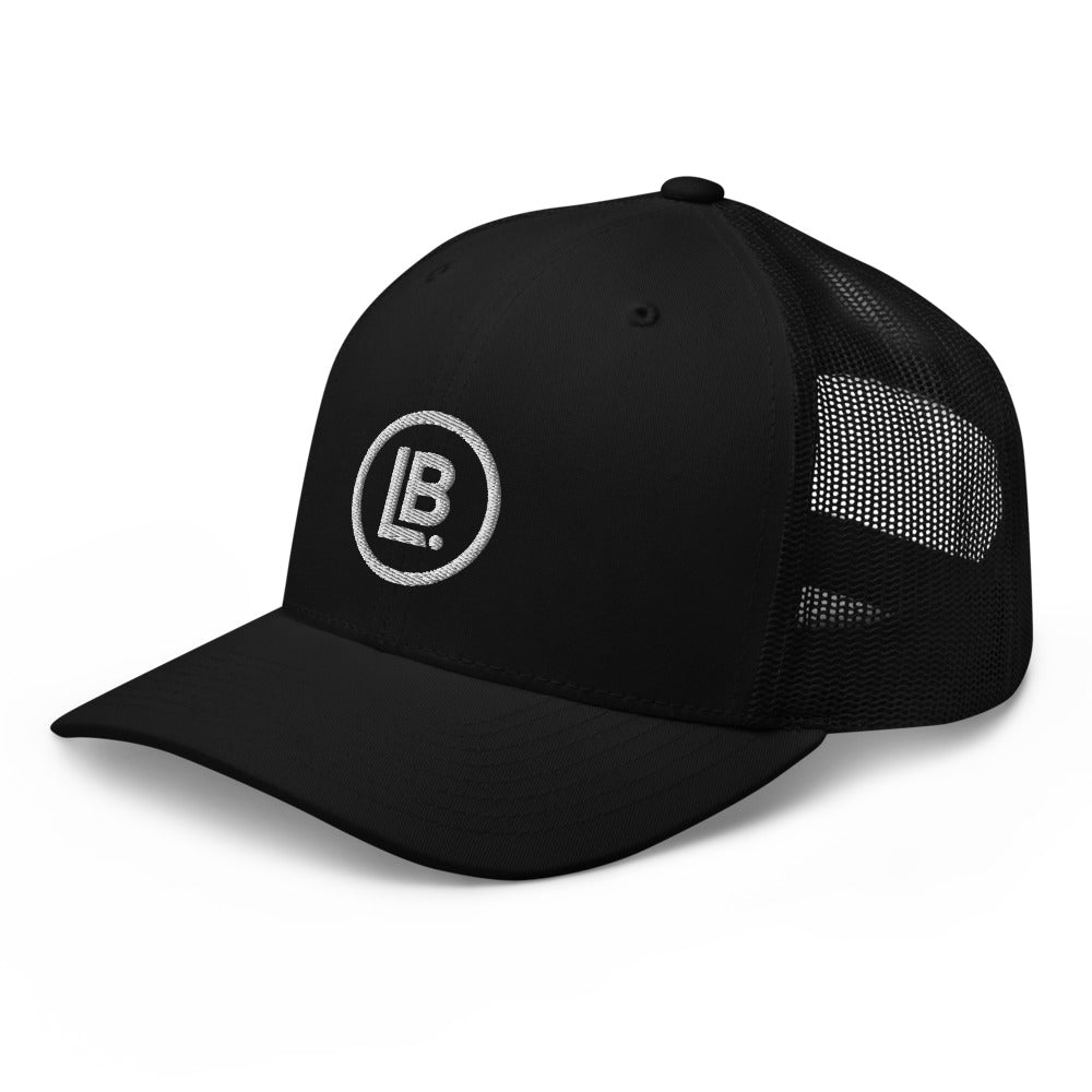 Black LB Trucker Hat